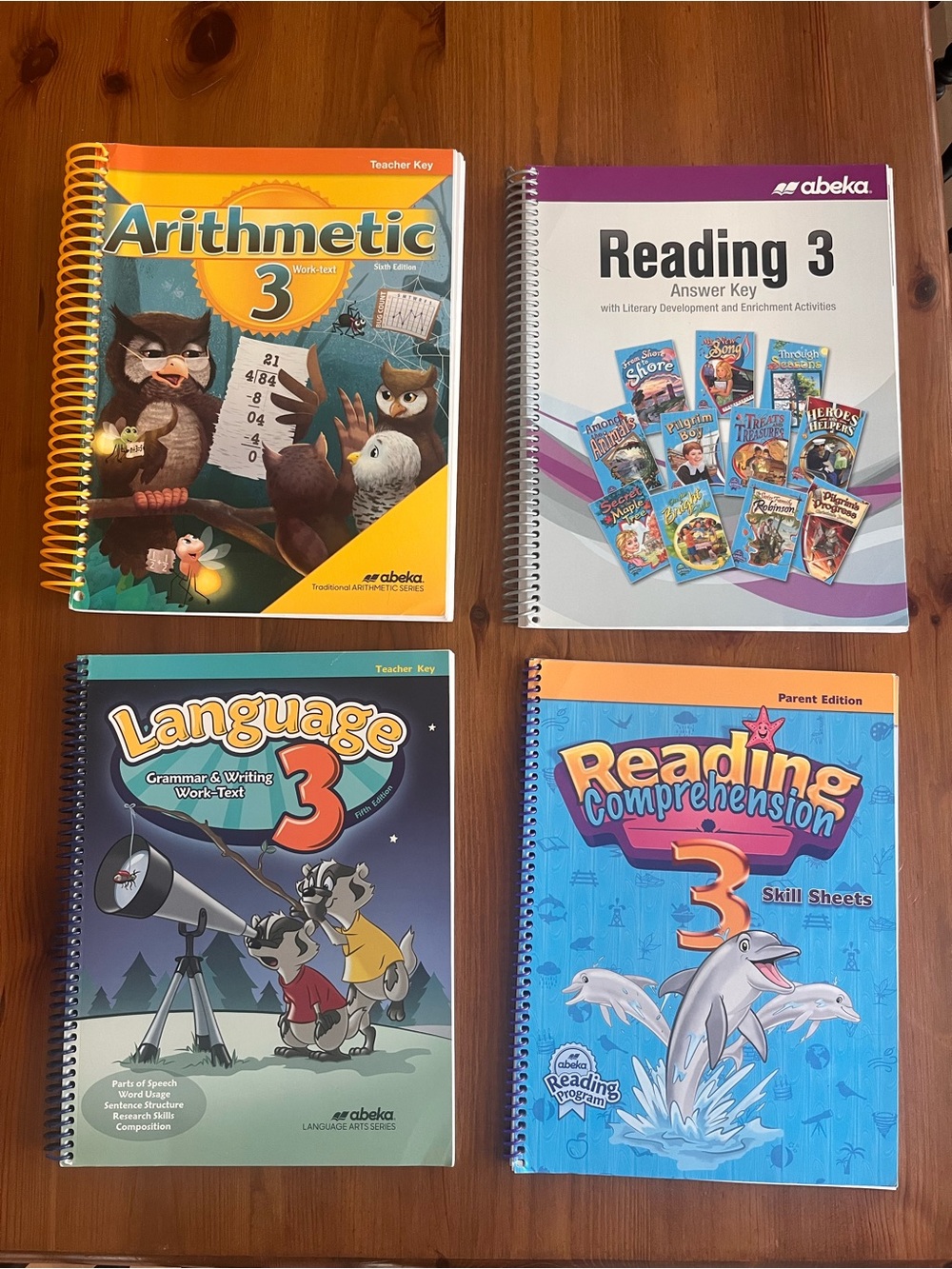 Abeka 3rd Grade Teacher Key Books